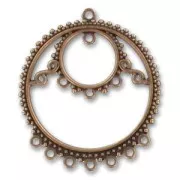 Intercalaire rond 40 mm cuivré vieilli x1