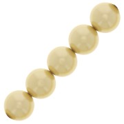 Perles rondes nacrées Preciosa - Round Pearl Maxima 12 mm - Vanilla x6|raw }}