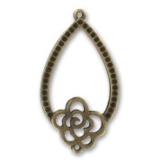 Intercalaire 2 anneaux 40 mm bronze x1|raw }}