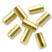 Bugles Miyuki 3 mm BGL1-0003 - Gold Silver Lined x10g|raw }}