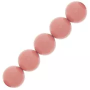 Perles rondes nacrées Preciosa - Round Pearl Maxima 12 mm - Salmon Rose x6