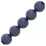 Perles rondes nacrées Preciosa - Round Pearl Maxima 12 mm - Blue x6