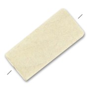 Perle rectangle plat en bois 40x19 mm Crème x1|raw }}
