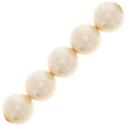 Perles rondes nacrées Preciosa - Round Pearl Maxima 12 mm - Cream x6