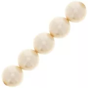 Perles rondes nacrées Preciosa - Round Pearl Maxima 12 mm - Cream x6