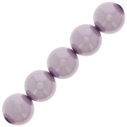 Perles rondes nacrées Preciosa - Round Pearl Maxima 10 mm - Lavender x5|raw }}
