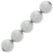 Perles rondes nacrées Preciosa - Round Pearl Maxima 10 mm - Light Grey x5|raw }}
