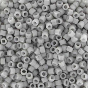 Miyuki Delica 11/0 DB1498 - Opaque Light Smoke x8g