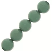 Perles rondes nacrées Preciosa - Round Pearl Maxima 10 mm - Sage x5