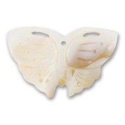 Pendentif papillon Nacre 25x41 mm x1|raw }}