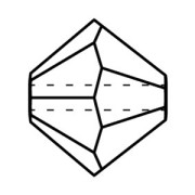 Perles toupies Preciosa - Rondelle Bead 3 mm - Light Siam x30