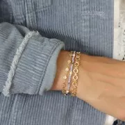 Perles toupies Preciosa - Rondelle Bead 3 mm - Sapphire x30