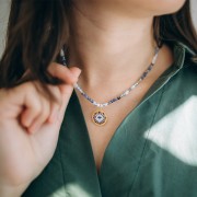 Perles toupies Preciosa - Rondelle Bead 3 mm - Light Sapphire x30