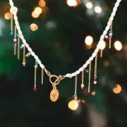 Perles toupies Preciosa - Rondelle Bead 3 mm - Topaz x30