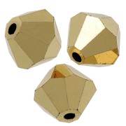 Perles toupies Preciosa - Rondelle Bead 3 mm - Crystal Aurum Full x30