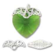 Attache pendentif pour 6228 18x17,5 mm en Argent 925 x1