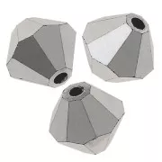 Perles toupies Preciosa - Rondelle Bead 5 mm - Crystal Labrador Full x12