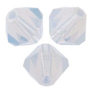 Perles toupies Preciosa - Rondelle Bead 5 mm - White Opal x12|raw }}