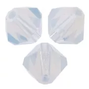 Perles toupies Preciosa - Rondelle Bead 5 mm - White Opal x12