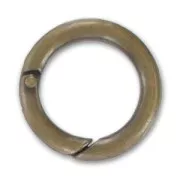 Fermoir rond éco 25 mm bronze x1