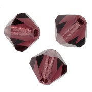 Perles toupies Preciosa - Rondelle Bead 5 mm - Burgundy x12|raw }}