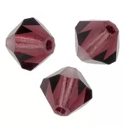 Perles toupies Preciosa - Rondelle Bead 5 mm - Burgundy x12
