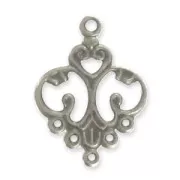 Intercalaires légers 5 rangs 32x24 mm gunmetal x10