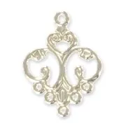 Intercalaires légers 5 rangs 32x24 mm argenté x10