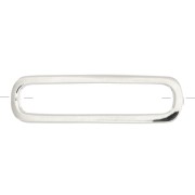 Intercalaire rectangle arrondi 21x6 mm - Argent 925 x1|raw }}