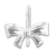 Crochets d'oreilles noeud 19 mm en Argent 925  x2