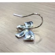 Crochets d'oreilles noeud 19 mm en Argent 925  x2