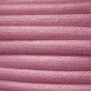 Coton ciré européen 0.7 mm Vieux Rose x 3 m