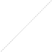 Chaîne maille Fantaisie 1.4 mm - Placage argent fin x50cm