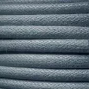Coton ciré européen 0.7 mm Gris x 3 m