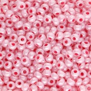 Preciosa Perles rocailles 9/0 2.5 mm - Rose nacré x20g