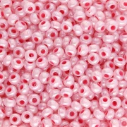 Preciosa Perles rocailles 9/0 2.5 mm - Rose nacré x20g