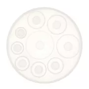 Moule silicone pour réaliser des cabochons ronds en résine de 8 à 28 mm x1