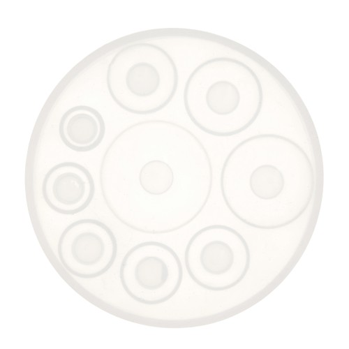 Moule silicone pour réaliser des cabochons ronds en résine de 8 à 28 mm x1