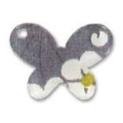 Papillon 15x20 mm Liberty Misti Dark Grey x1|raw }}