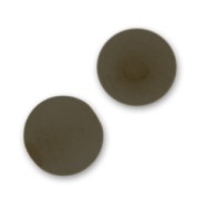 Perles rondes Polaris Dépolies 4 mm Jet Hematite x20