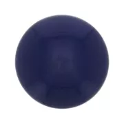 Cabochon rond en résine opaque 12 mm - Bleu marine x1
