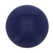 Cabochon rond en résine opaque 14 mm - Bleu marine x1|raw }}