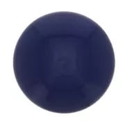 Cabochon rond en résine opaque 14 mm - Bleu marine x1