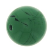 Perle en résine opaque 8 mm - Malachite x1