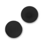 Perles rondes Polaris Dépolies 6 mm Jet x10