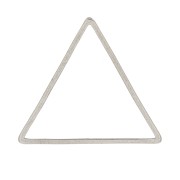 Anneaux de montage et tissage triangle 20x23 mm - Acier inoxydable x1|raw }}