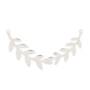 Intercalaire pour collier couronne de laurier 57x13 mm - Acier inoxydable x1|raw }}