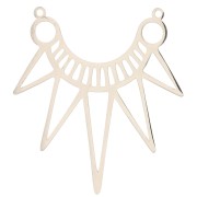 Intercalaire pour collier forme ethnique 41x38 mm - Acier inoxydable x1