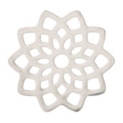 Intercalaire rosace ajouré 16.5 mm - Acier inoxydable x1|raw }}