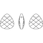 Goutte PureCrystal 6012 15,4x14 mm Peacock Eye x1